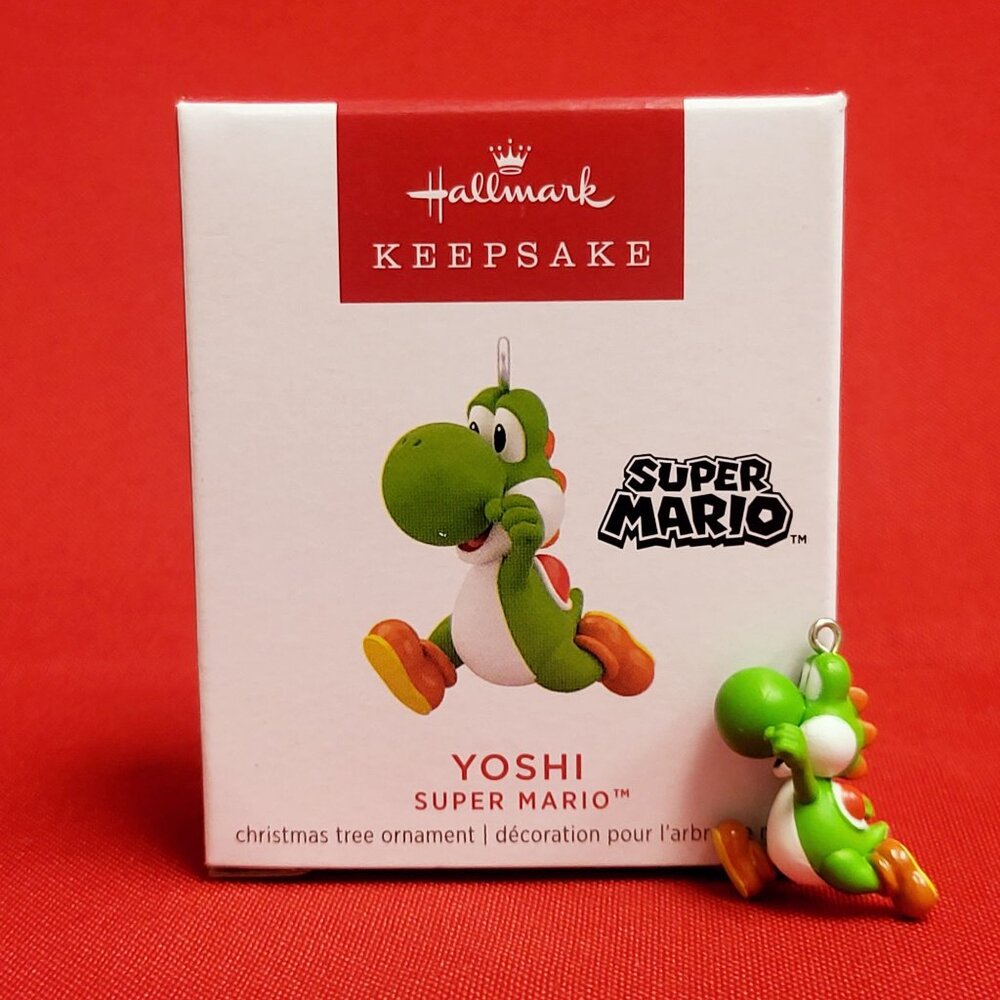 Hallmark Miniature Christmas Ornament Yoshi 2022 Super Mario